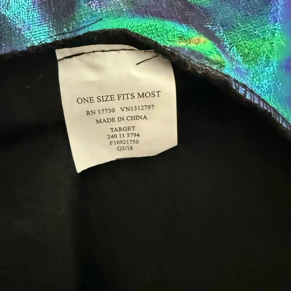 Target Sequin Witch Hat - Blue and Green